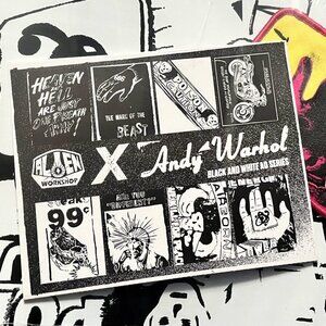 Alien Workshop X Andy Warhol Postcard Set - Black and White Ad Series